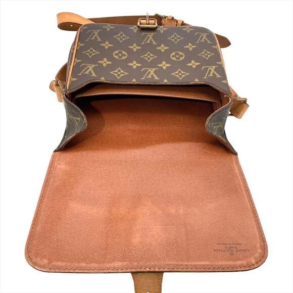 Louis Vuitton Cartesiere MM Shoulder Bag in Monogram Canvas, Brown with Gold ... - Picture 7 of 10